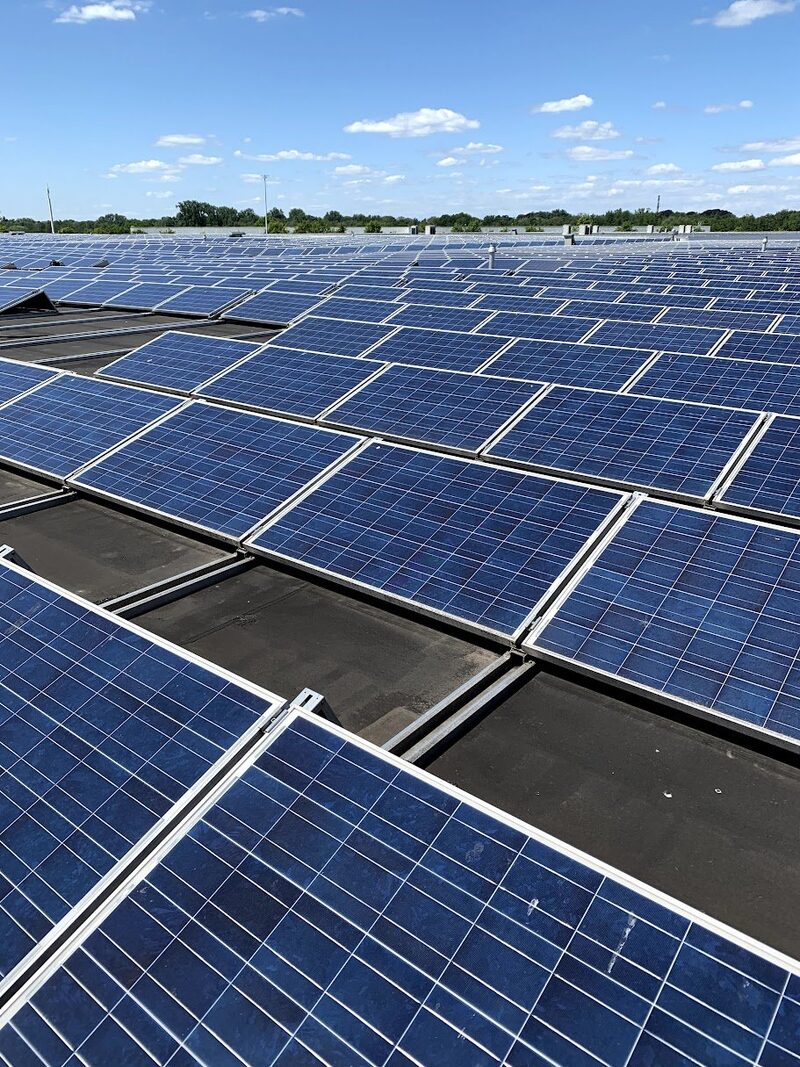 Commercial rooftop solar installation under Solarex O&M